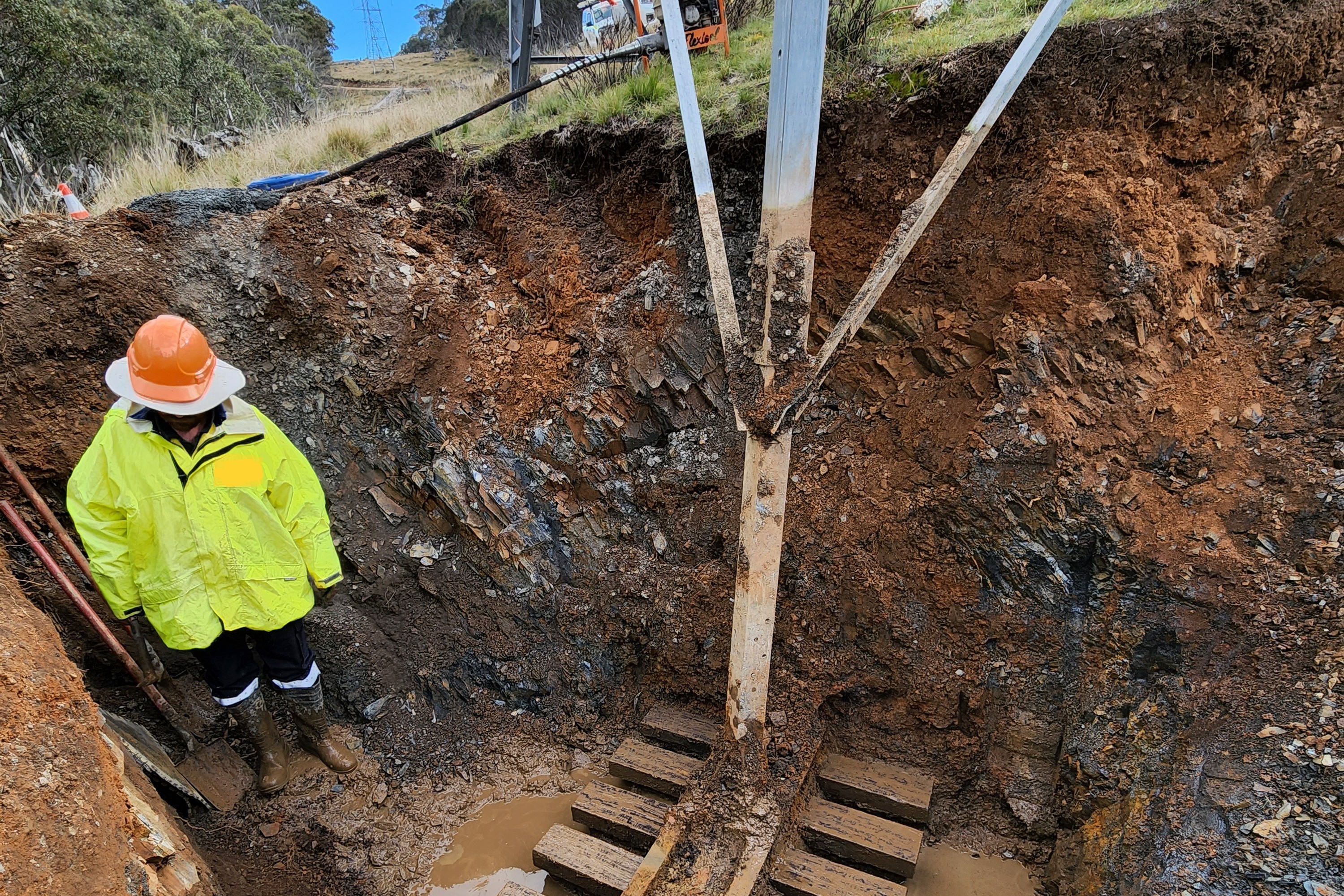 On-site inspection of timber infrastructure